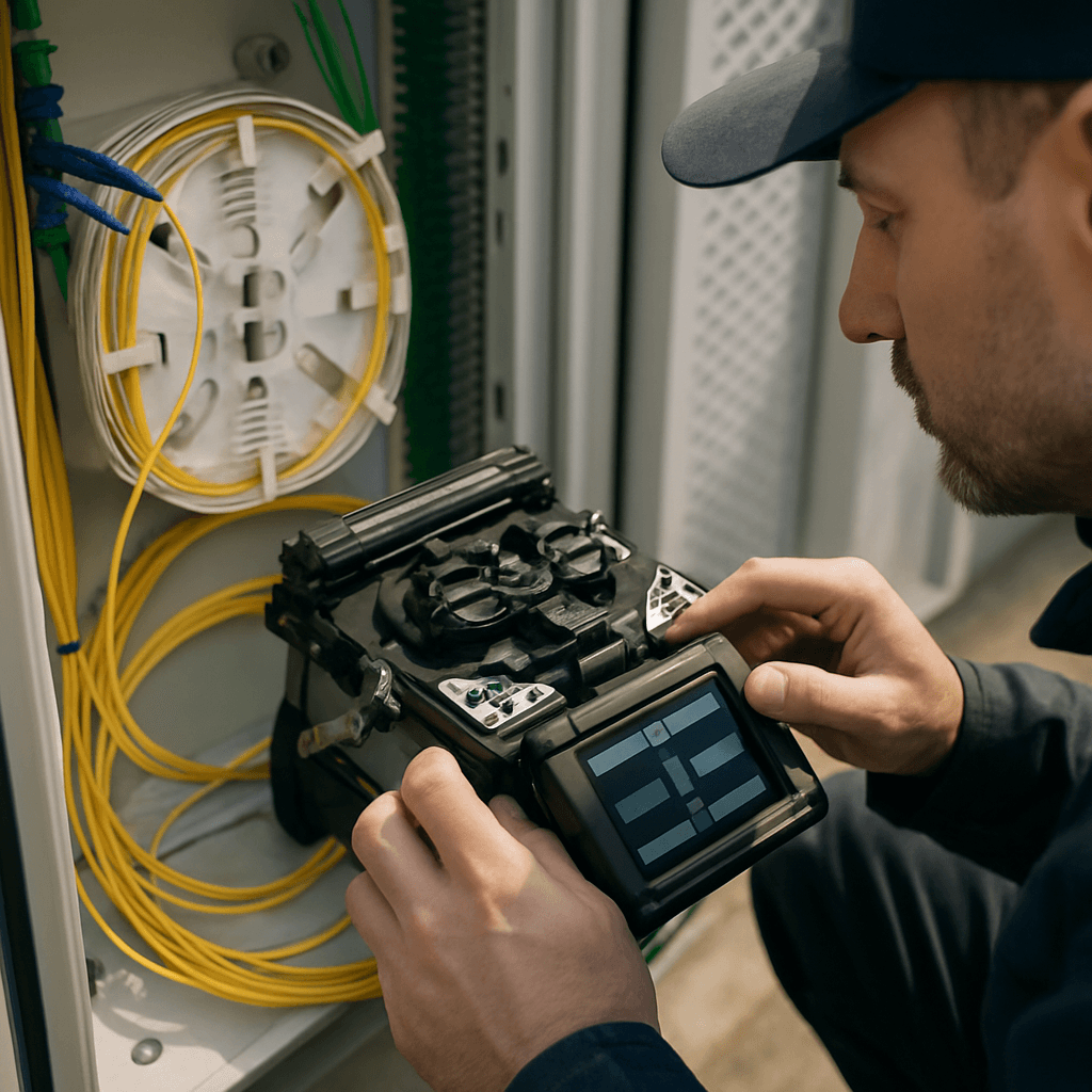 Spleißarbeiten